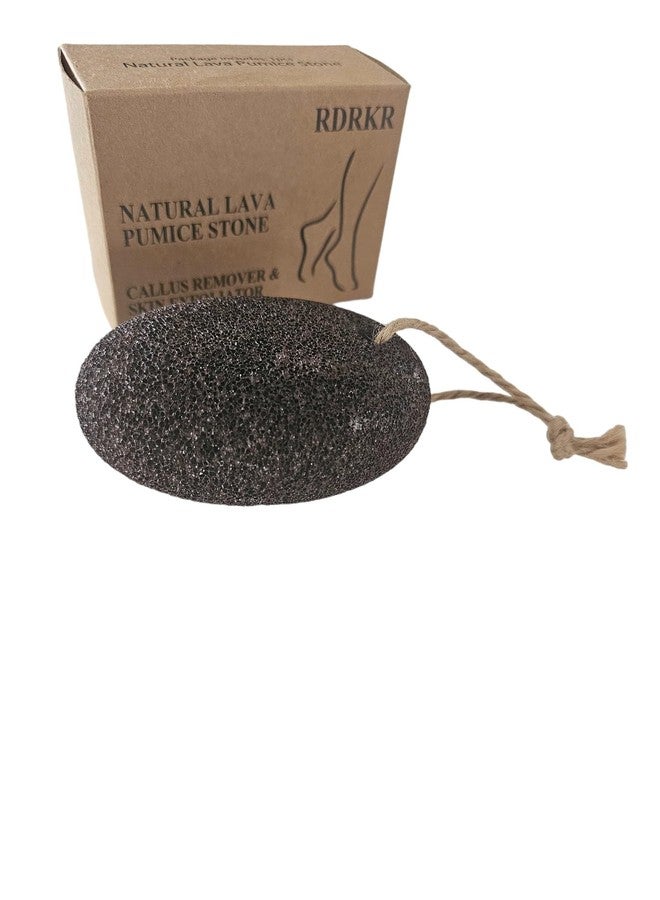 RDRKR Pumice Stone Foot and Hand Scrubber - Natural Lava Stone for Callus Remover, Foot Exfoliation, Hand Scrub, Pedicure Tool, Dry Skin Remover, Promote Healthy Foot and Hand Care (Brown) - Image 1